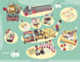 draw cartoons characters design, fanart, poster, sticker, tshirt illustration