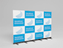 design step and repeat, backdrop, red carpet, expo banner