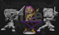 sculpt a 3d character for game,animation,3d print