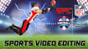 edit football clips from raw matches