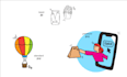 create custom hand drawn icons set illustration