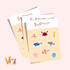 draw a playful illustration sticker set