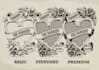 create black and white old school tattoo style design