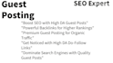 provide premium guest posting  and gbob service with high da dofollow backlink