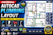 draw autocad electrical plan, plumbing layout, mep drawings and permit plans
