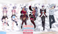 draw dakimakura illustration and body pillow for anime character or your oc
