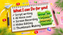 create how to make money online scripts, videos