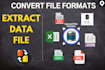 convert sql database to excel CSV json XML txt automation