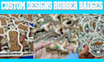 make customized pvc rubber logo patches