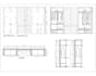 design cabinets, wardrobe, kitchen, bathroom, and wall layouts