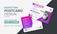 create postcard design, eddm postcard, and direct mail design