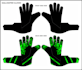 make customer requirement goalkeeper gloves design