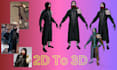 create game ready 3d characters for unity and ue, animations and 3d printing