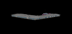 low poly 3d building for flight simulation