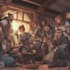 create a dnd character art and dnd party art