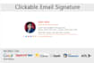 design a clickable and responsive HTML email signature