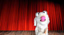 have barney the magic rabbit create a puppet video