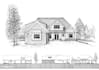 sketch houses and buildings