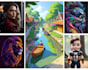 make fast unique ai art using midjouney or sd