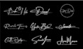design handwritten, scripted, cursive, videography, signature, photography logo