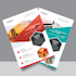 design awesome flyer, brochure, postcard, leaflet graphic design