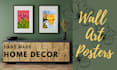 design handmade wall art posters