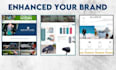 create stunning amazon storefront design or amazon storefront