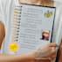 design creative poetry book page layout, typography and image integration
