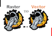 convert raster logo image in vector tracing high resolution file 1