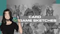 create custom card game, board card game, tarot card game, card game art