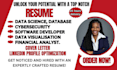 craft ats friendly data science, data analyst, and cybersecurity resume