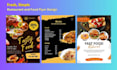 restaurant food menu flyer design