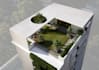 landscape design your rooftop garden, terrace, backyard 3d render