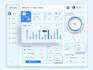 design dashboard ui, web app, CRM and admin panel ui
