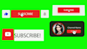 create animated youtube subscribe button and lower thirds