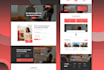 do ecommerce, business, blog webflow website, xd, figma to webflow, landing page