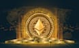 make 3d crypto, meme, gold, cryptocurrency, token, bitcoin logo