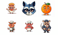do cartoon character logo design
