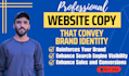 do sales copy and website copywriting that sells instantly