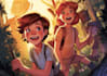 draw cute children comic cartoon in this style