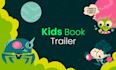 create an amazing childrens book promotion and kids book trailer with page flip