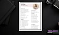 make professional resume design or modern cv template