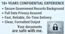 provide confidential data entry, document verification, and data auditing