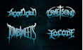 draw brutal death metal band logo