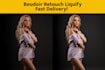 edit your boudoir photo, skin retouch, liquify