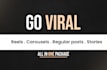 create social media content for a month