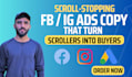 create scroll stopping facebook ad copy that converts