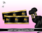 design bundle wraps, hang tags for hair extensions
