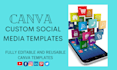 design canva templates, canva design, social media post