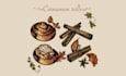 do vintage style recipe illustrations